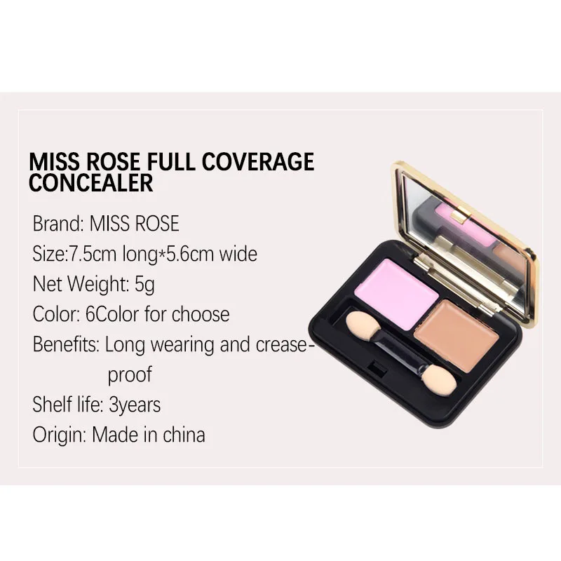 Miss Rose консилер увлажняющий восстанавливающий крем для лица и губ естественный