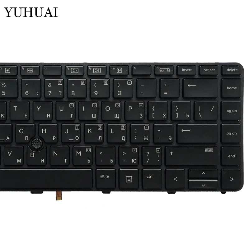 Новая русская Клавиатура ноутбука с подсветкой для hp Probook 430 G3 430 G4 440 G3 440 G4 445 G3 640 G2 645 G2 с рамкой/джойстик