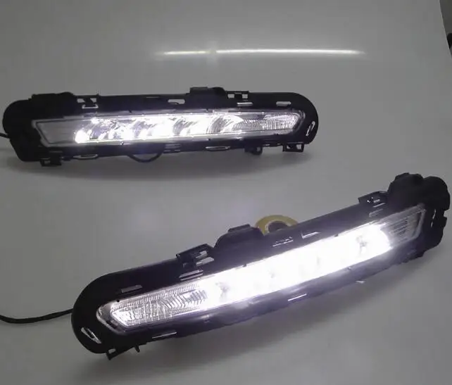 DRL для Ford Mondeo Fusion 2011 2012 2013 светодиодные дневные ходовые огни Противотуманные фары