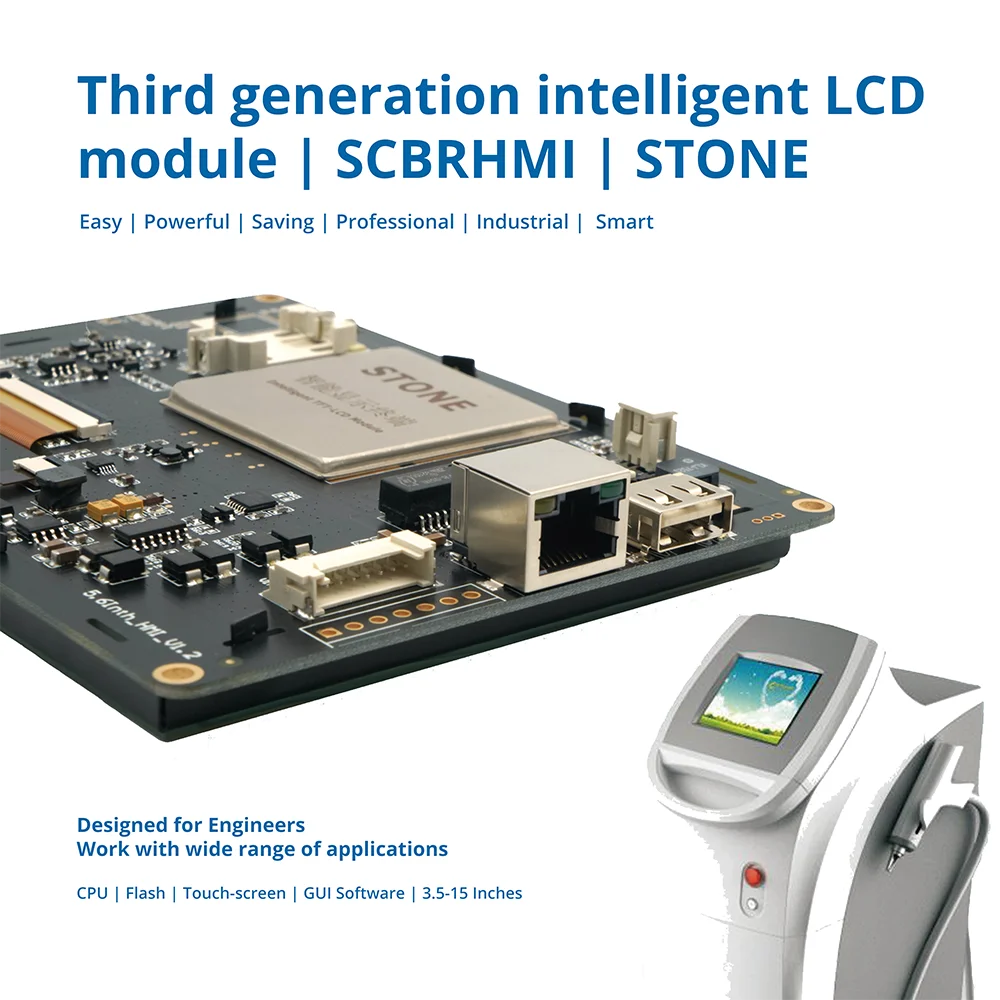 STONE HMI Display RS232/RS485/TTL Interface Programmable Industrial Touch Controller