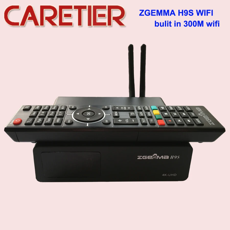 Супер ZGEMMA H9S 4K UHD tv Box H.265/HEVC поддержка QT Stalker IP tv один DVB-S2X спутниковый тюнер