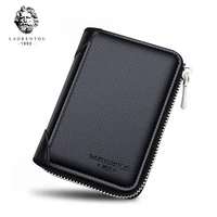 laorentou man genuine leather card holder id case business card holder male small drivers license case high quality coin pocket