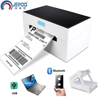 jepod jp 9220 high speed desktop thermal printer usb bluetooth label maker sticker shipping label barcode printer