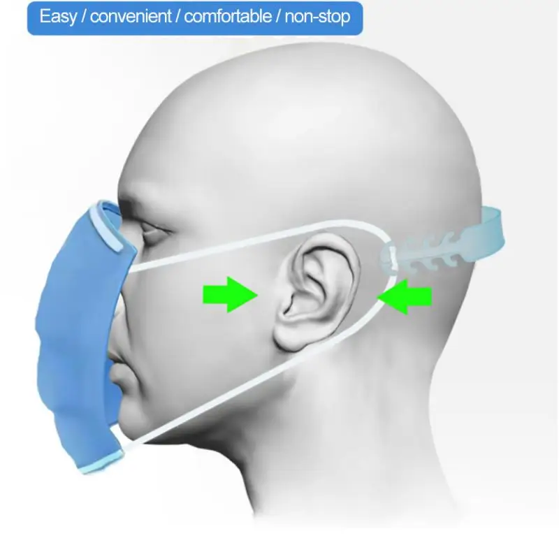 Мягкая маска для лица ушные крючки пряжка предотвращения боли в ушах