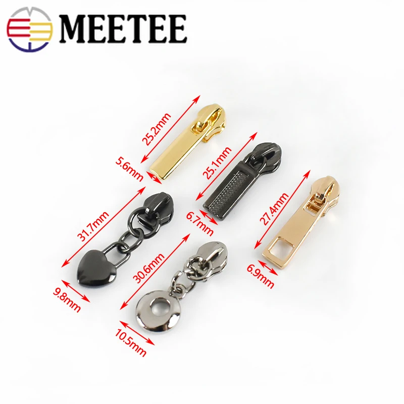 Модные круглые кольца 3 # 10 шт. слайдеры на молнии для нейлоновых молний курток