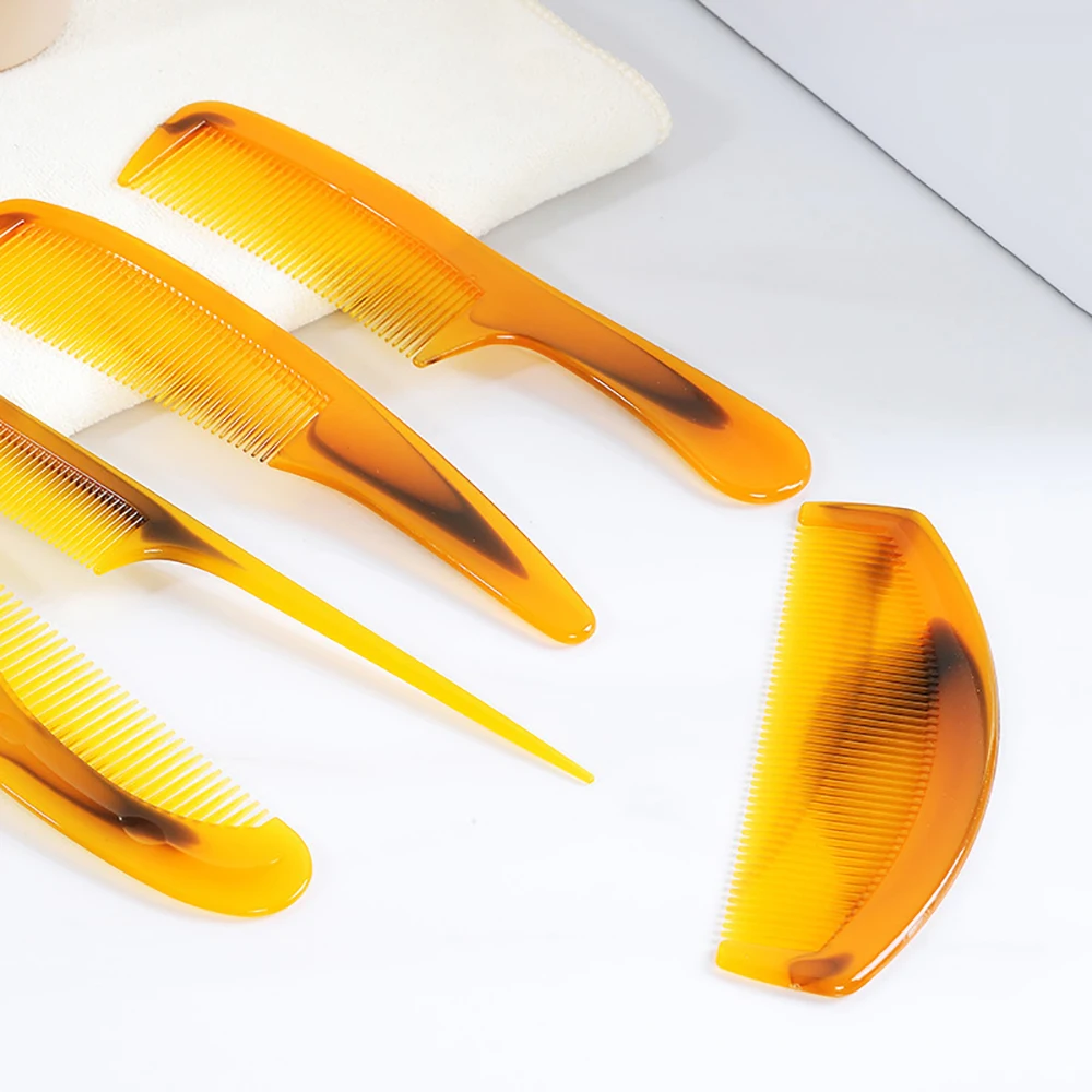 1 шт. Антистатическая широкая зубчатая расческа для волос с пластиковой ручкой