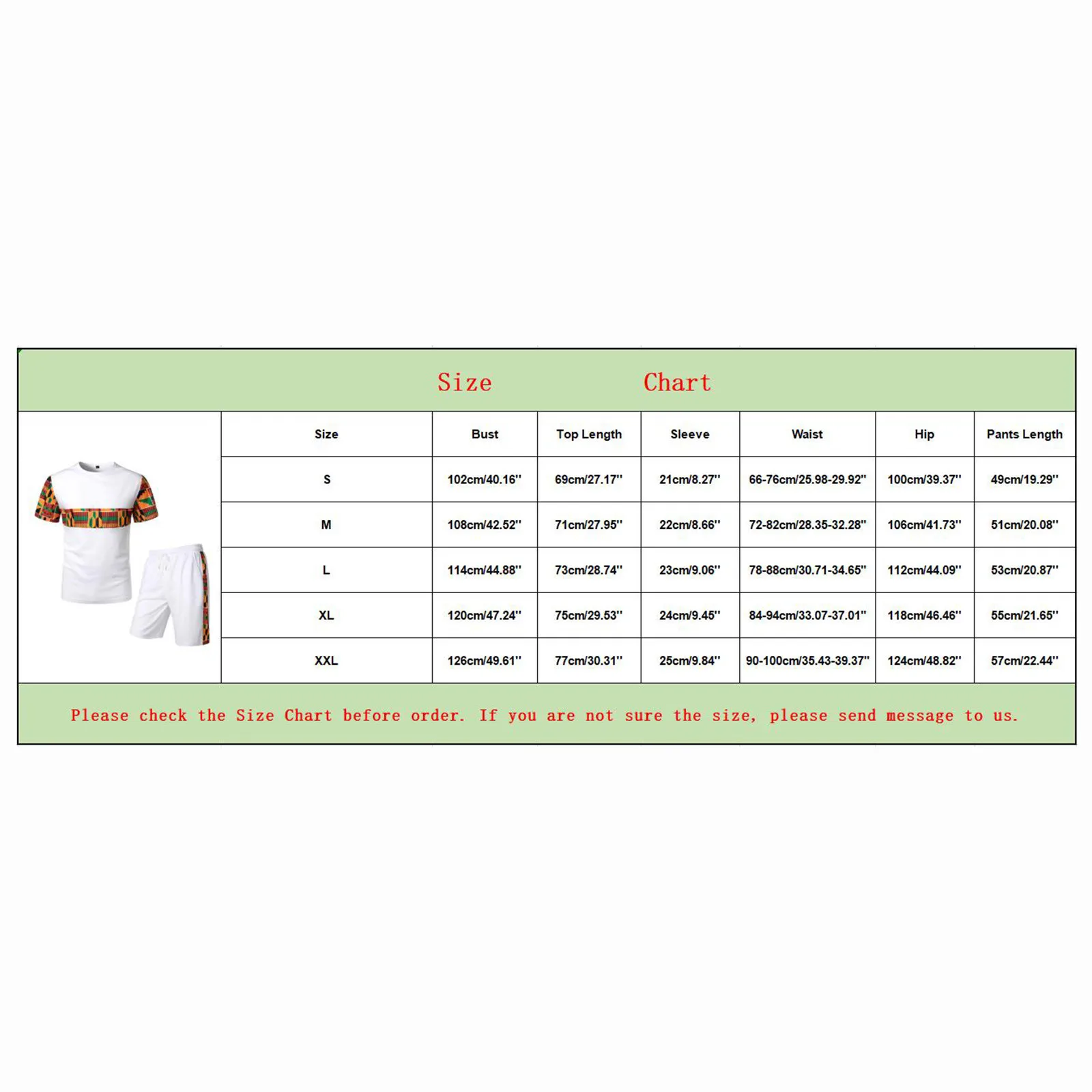 

Ethnicprinted Men's Sets Two Piece Summer Fashion Casual Print Stitching Short Sleeve Shorts Set Tracksuit Men Clothing 2021
