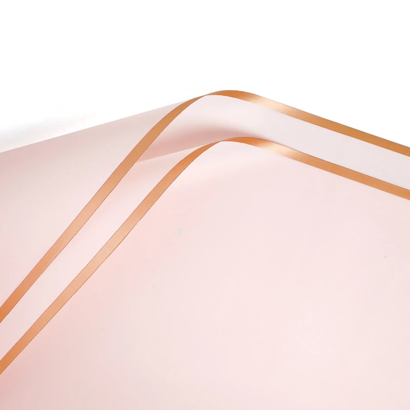 5 шт. водонепроницаемые бумажные аксессуары для упаковки цветов с золотыми