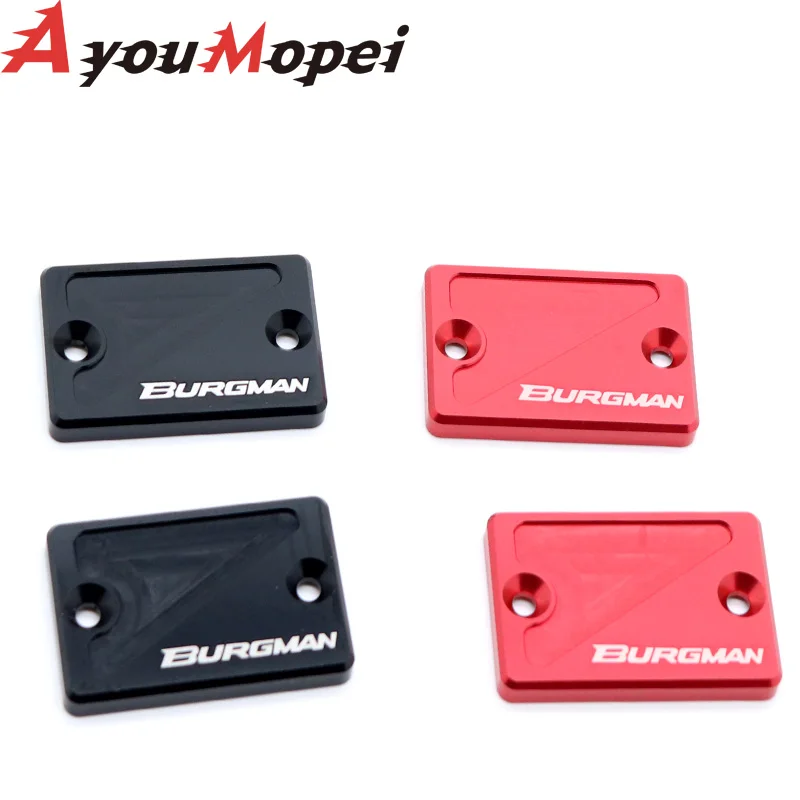 

Front Rear Brake Master Cylinder Fluid Reservoir Cover Cap For SUZUKI AN-250 AN-400 UH-200 UH-125 Burgman Motorcycle Accessorie