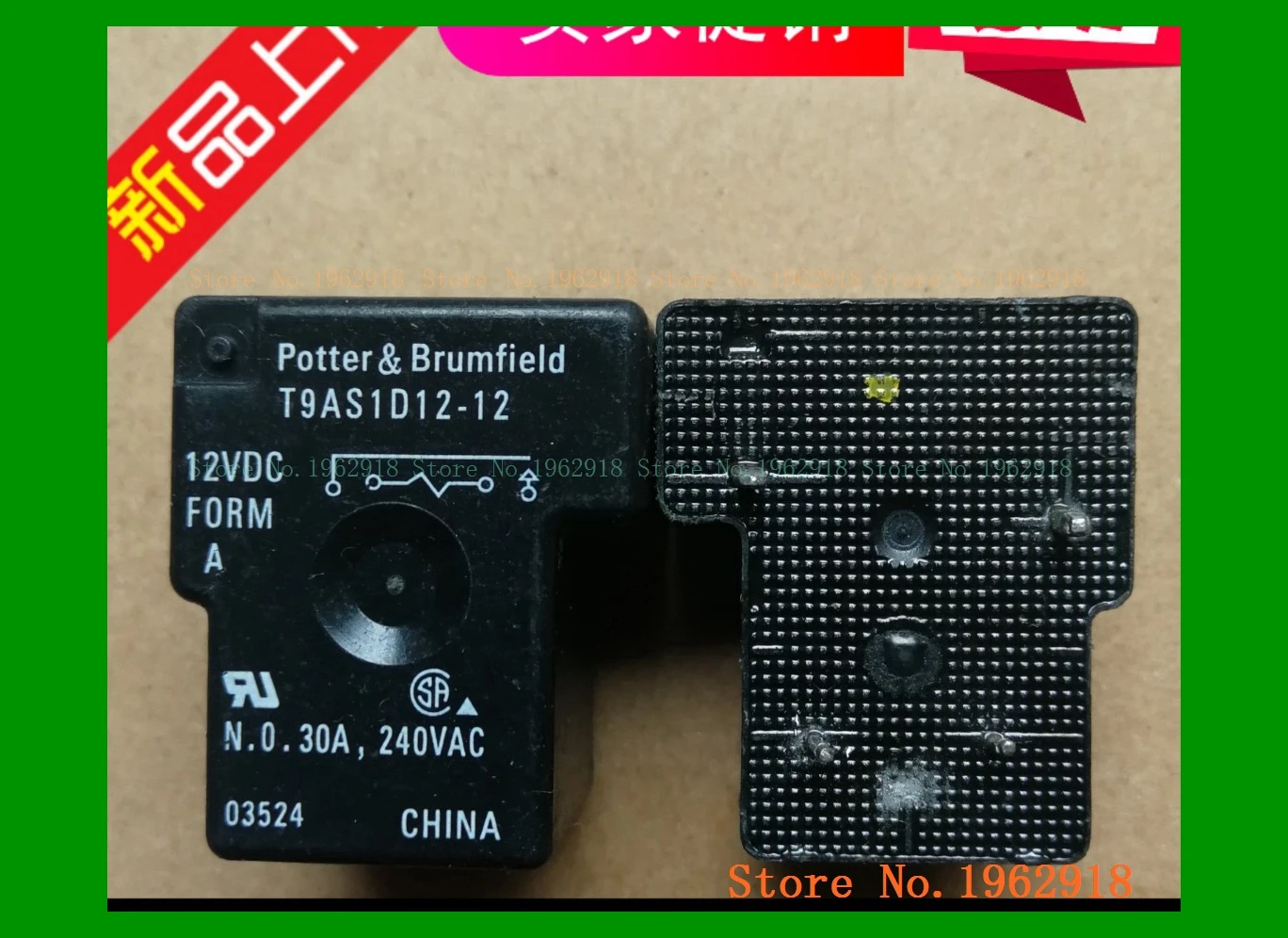 T9AS1D12 12 12VDC 30A 240VAC 4 старого|Реле| |