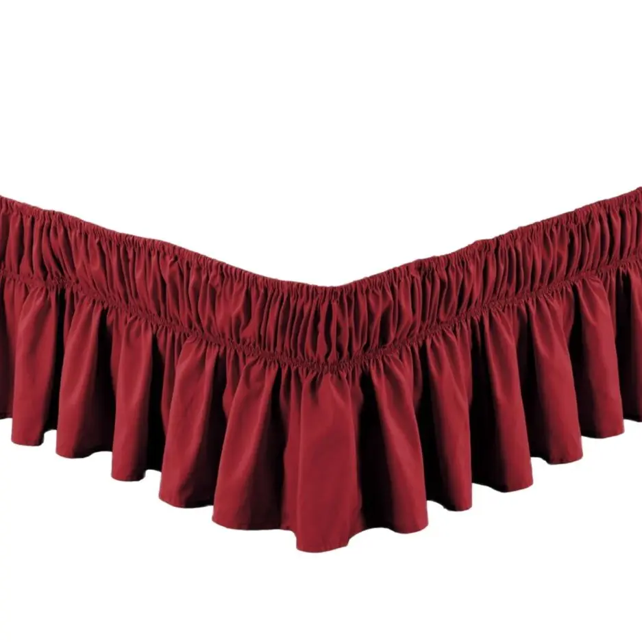 Домашняя кровать юбка обмотка эластичная лента рубашки для кровати без