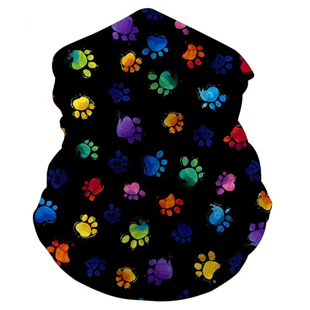 Женская шифоновая маска шарф палантины для лица женский шелковый с цветочным