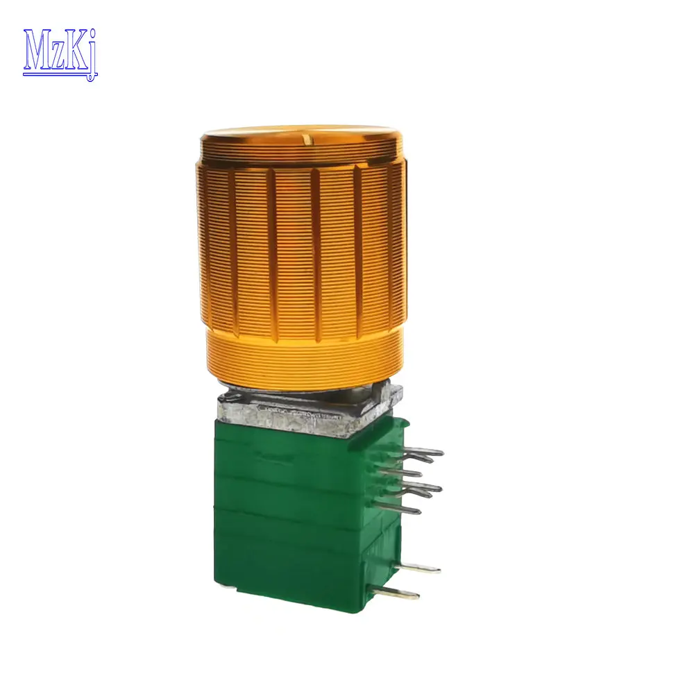 3 шт. тайваньский 50K + Золотой Алюминиевый Регулятор громкости потенциометр B50K