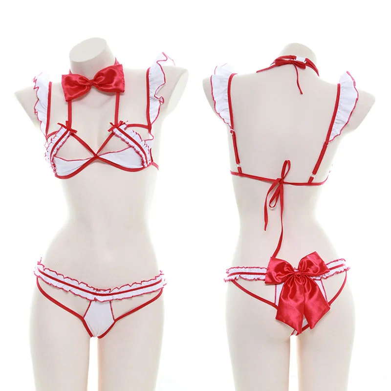 

Сексуальный костюм для косплея JK Униформа Kwaii Lolita мини-топ, юбка, эротический комплект для ролевых игр, студенческий матросский костюм черного цвета с красным бантом