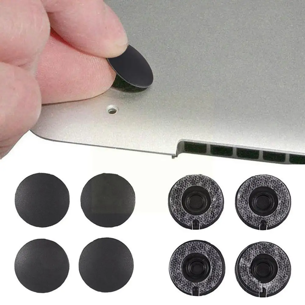 

4pcs/set Laptop Rubber Bottom Feet Foot Pad Cover Replacement Kit For Pro A1278 A1286 A1297 13 Inch 15 Inch 17 J9y0