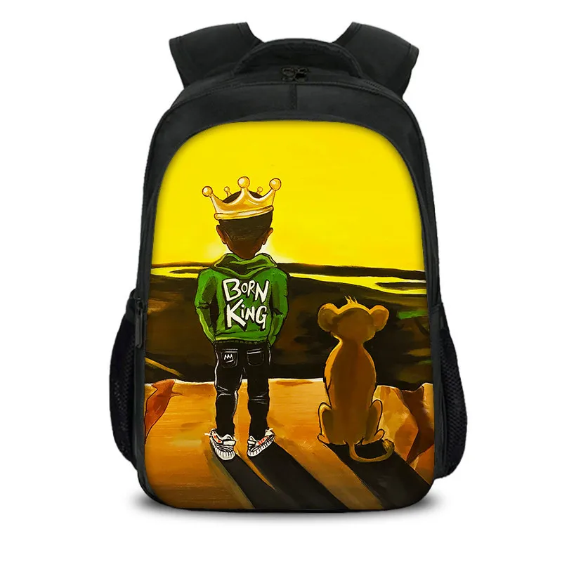 Прочные рюкзаки с короной для мальчиков высококачественные нейлоновые школьные