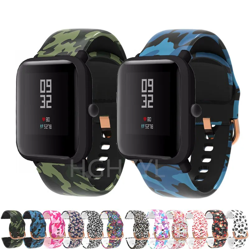 Новый Силиконовый ремешок для Amazfit Bip мягкий резиновый ремень Huami gtr 42 мм GTS Smartwatch