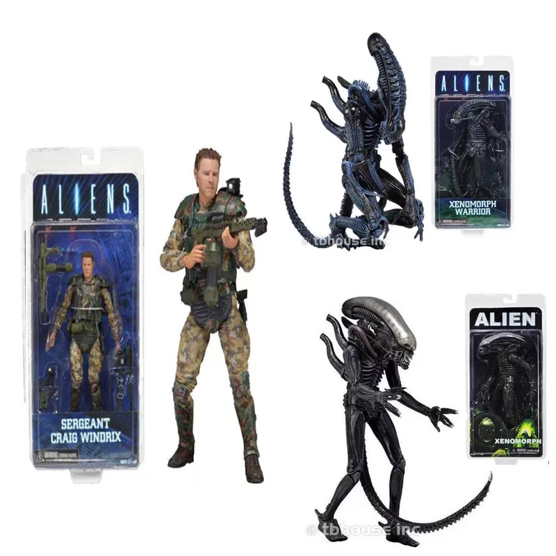 Экшн фигурка пришельцев против Хищника Крейга вингокса ксеноморфа воина