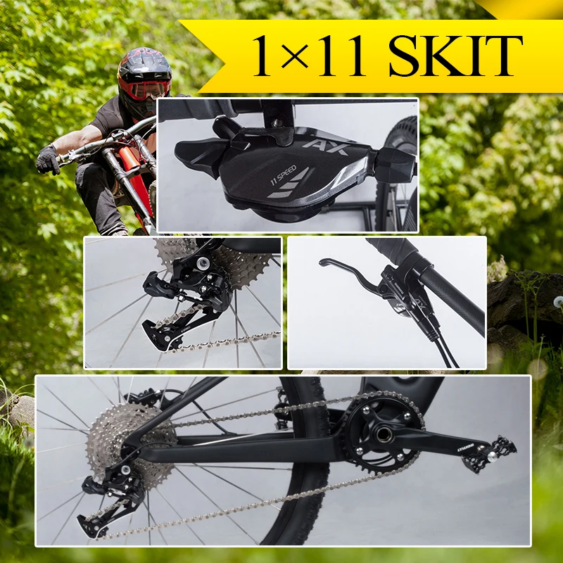 Новый BXT горный велосипед 29er углеродное волокно MTB подвеска полный с подвеской
