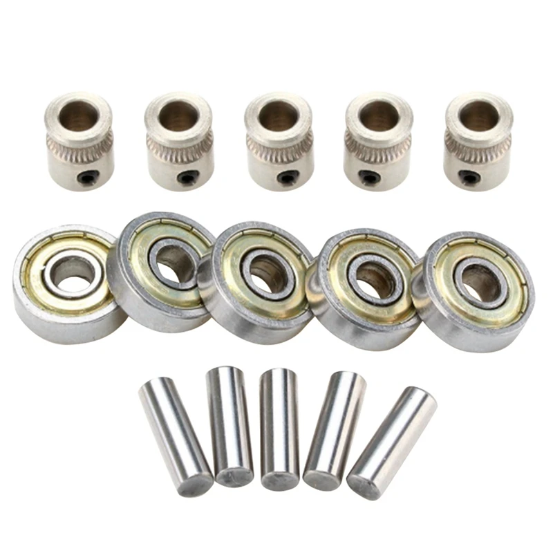 

3D Printer Extruder Gears 625ZZ Bearings Shafts Kit for Mk3 MMU2 Ball Bearing Set Prusa I3 MK2.5/MK3 Multi Materials 2.0