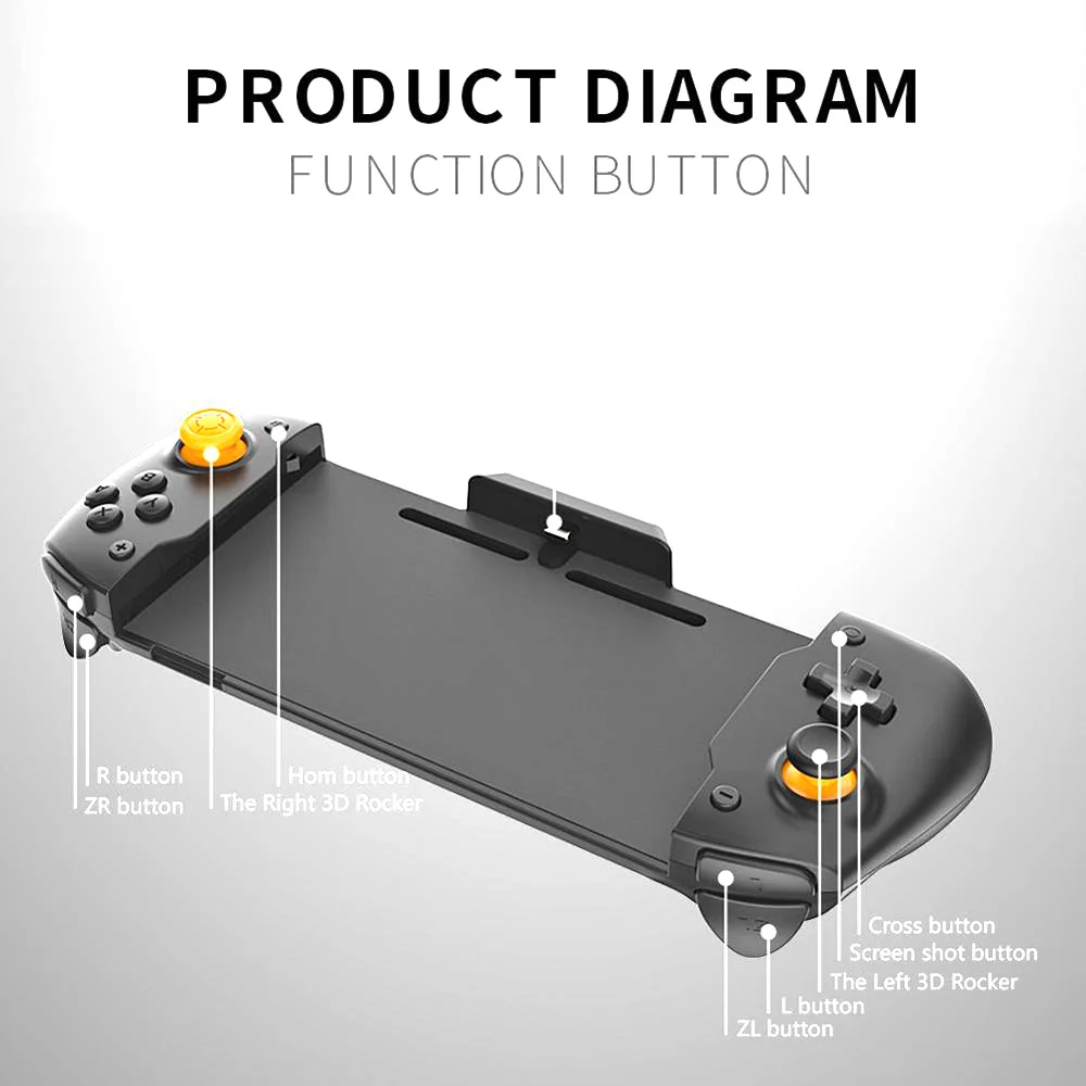 

Suitable for Nintendo Switch Handheld Controller Handle Grip with Six axis Gyroscope Vibration Plug and Play