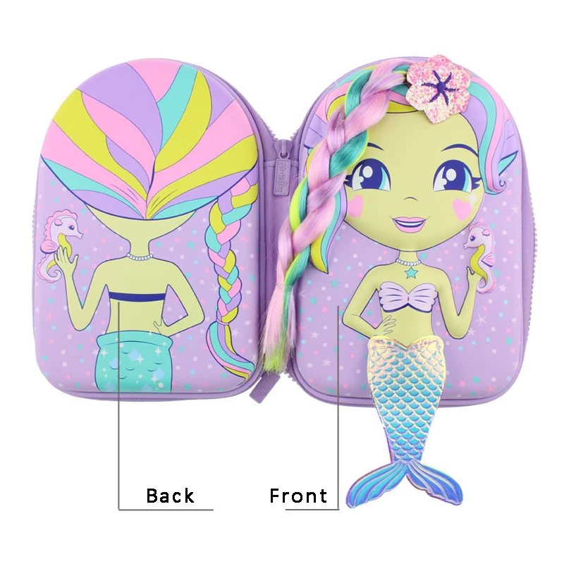 Кавайный чехол для карандашей с русалочкой девочек милый кукольный школьная