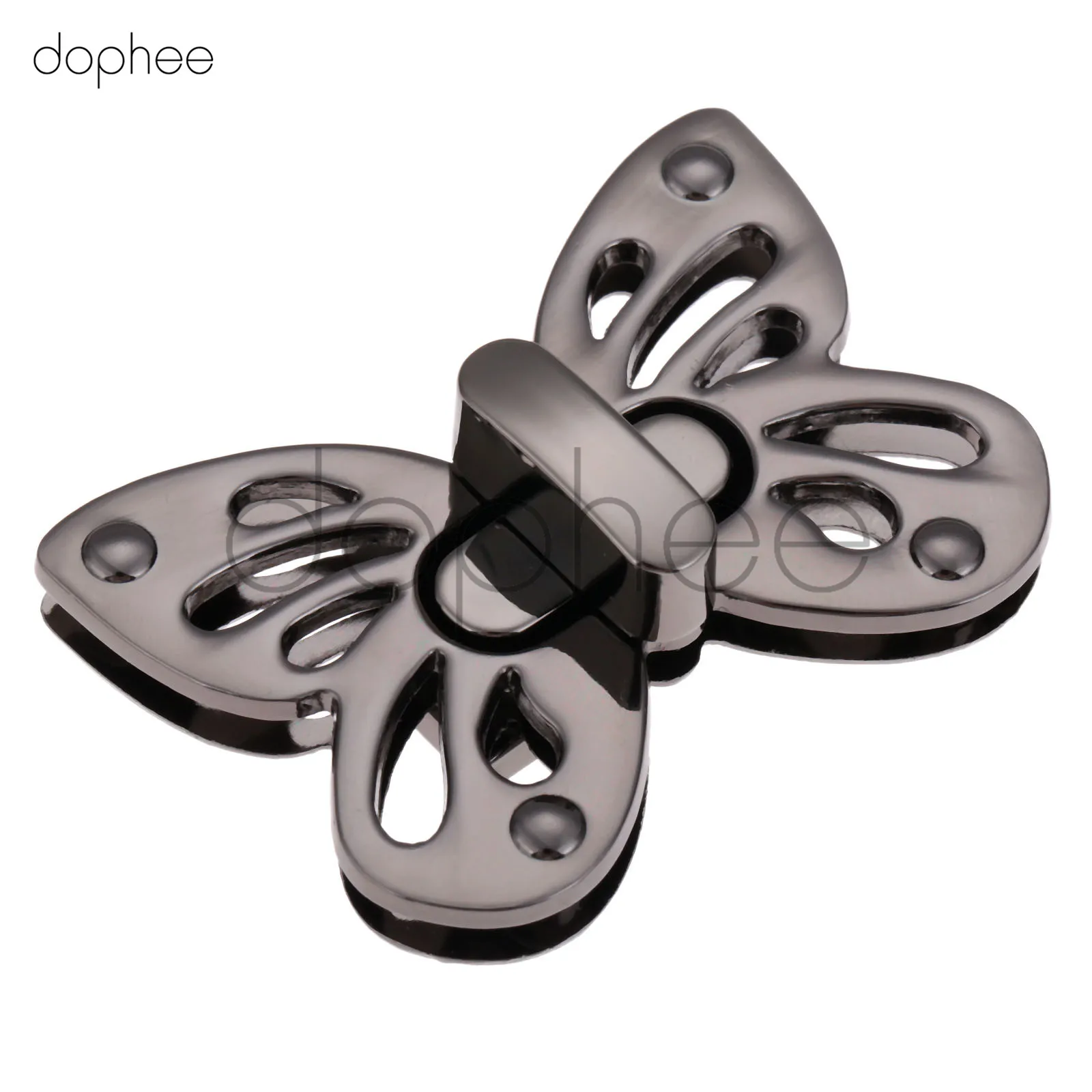 Dophee 1 шт. для женщин с металлической бабочкой DIY застежка Поворотный замок для сумки Сумка Кошелек