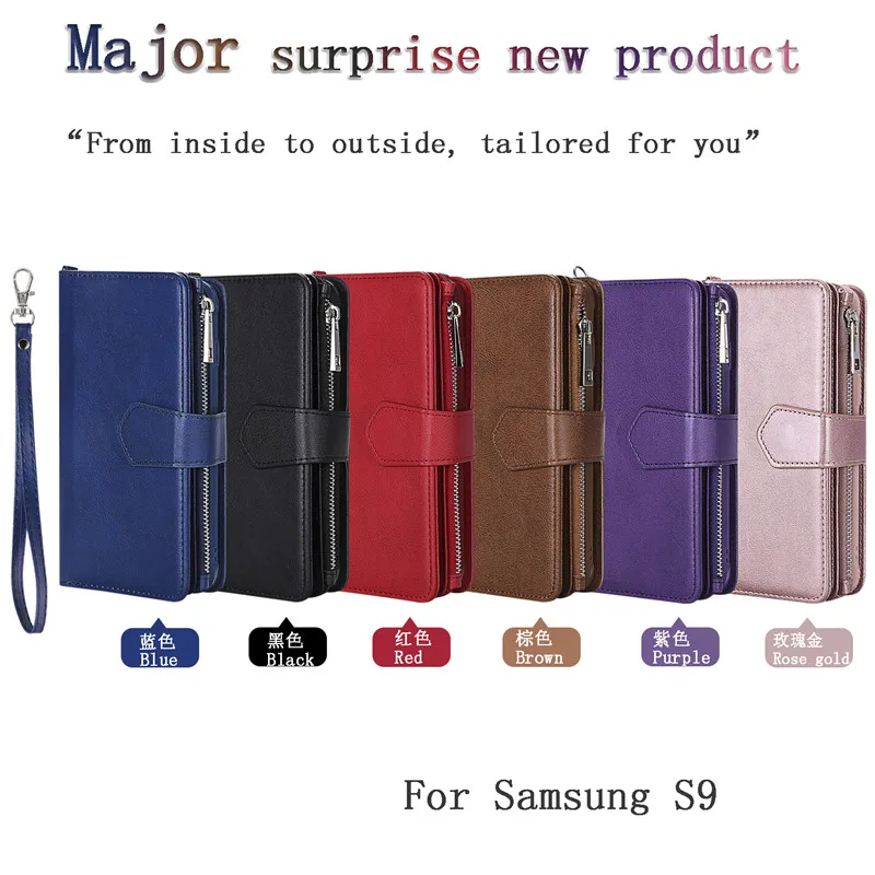 Магнитный кожаный чехол для Samsung S21 Ultra S20 FE S9 S8 S10 Plus Coque Hoesje чехол-бумажник карт Galaxy