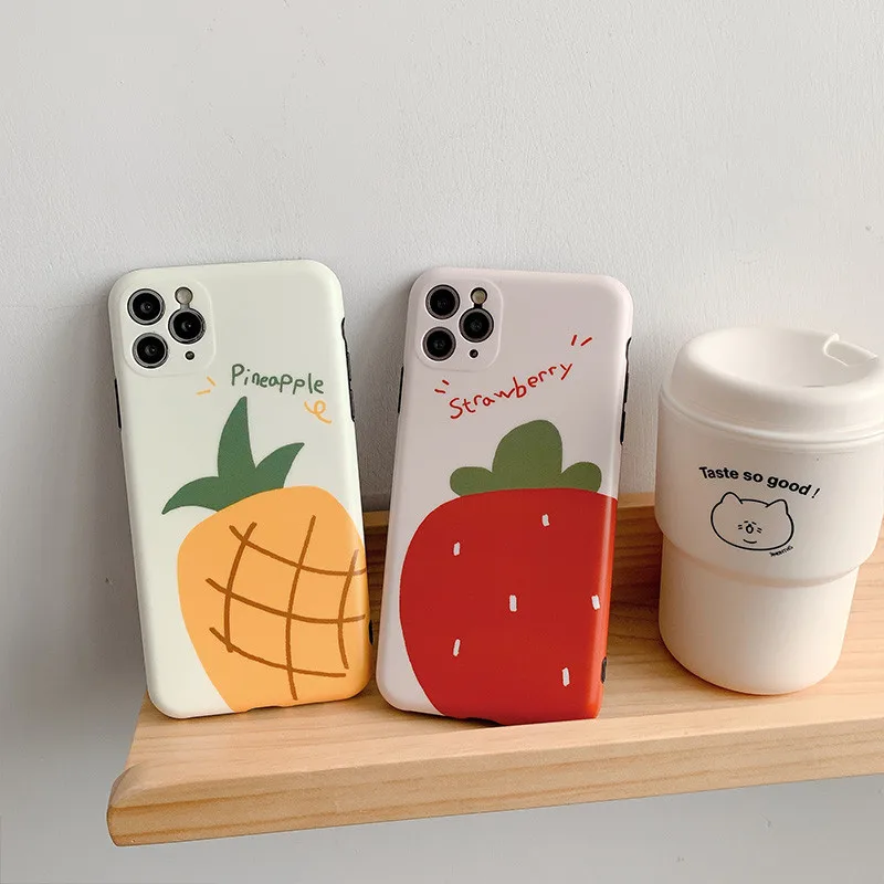 Клубничный ананас для Apple мобильный телефон Iphonexsmax/11promax/11pro/XR креативный крутой