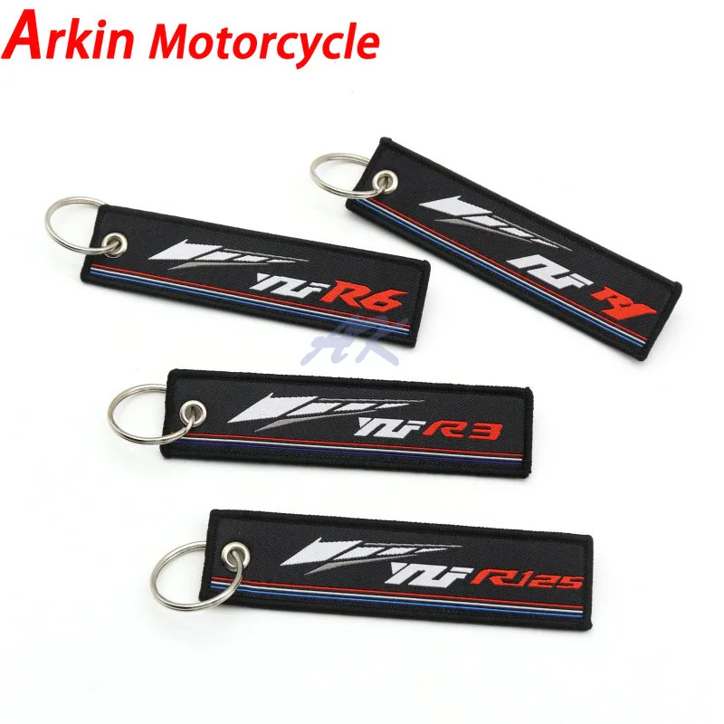 

For Yamaha YZFR3 NFR1 YZFR125 YZFR6 YZFR1M YZFR15 YZFR25 Motorcycle key chains key rings keychain Motorcycle