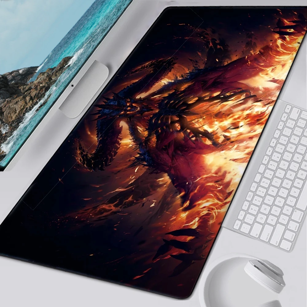 

Genshin Impact 90x40cm Large Mouse Pad Gaming Accessories PC Laptop Gamer Mousepad Anime Antislip non-skid laptop mouse pad mat