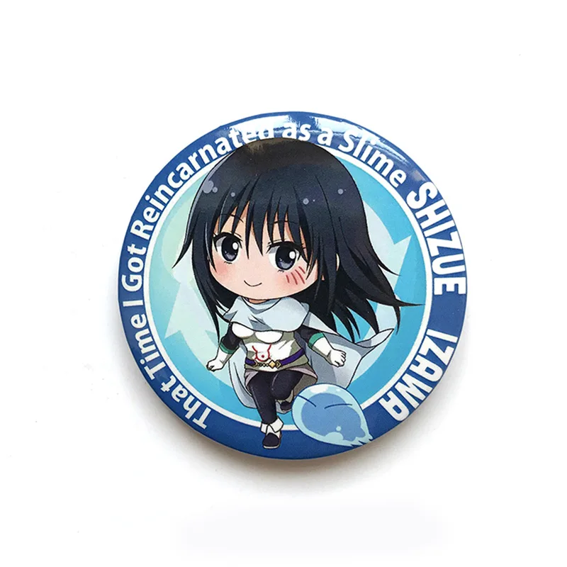 7pcs Anime That Time I Got Reincarnated as a Slime Pin Badge Brooch Pins for Bacg Cosplay Prop Decor Collection Boy Girl Gift | Украшения и