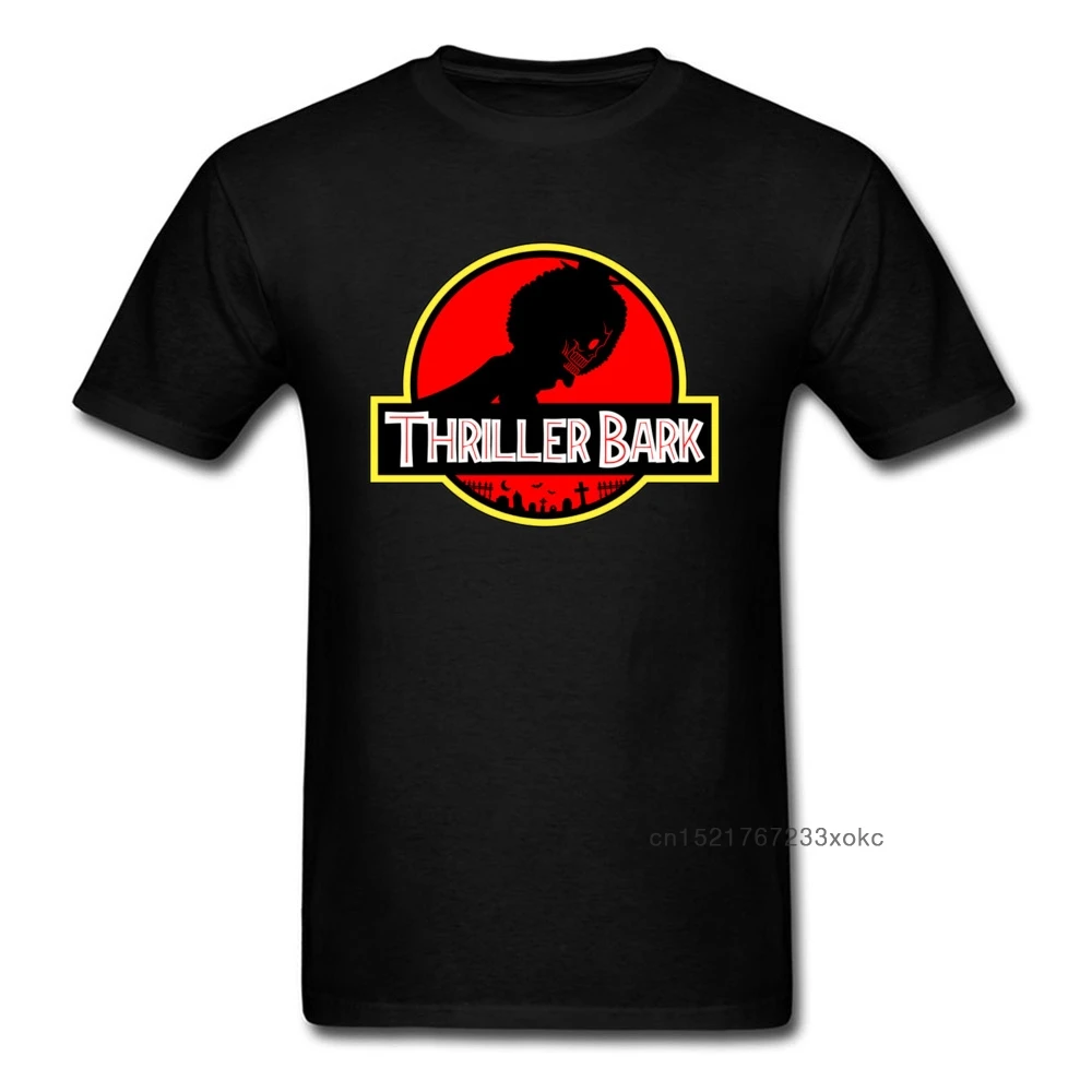 Футболка мужская с рисунком Луффи триллер Барк Парк Юрского периода смешная