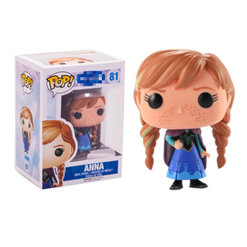 81 with box Funko Поп принцесса Белоснежка Эльза Белл Алиса Золушка фигурки 10 см ПВХ Модель Коллекция подарок игрушки для девочек на день рождения - Цвет: 81 with box