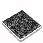 Высококачественный чехол для сигарет разных стилей, кожаный металлический чехол для сигарет, мужской специальный инструмент для курения табака, аксессуары для сигарет