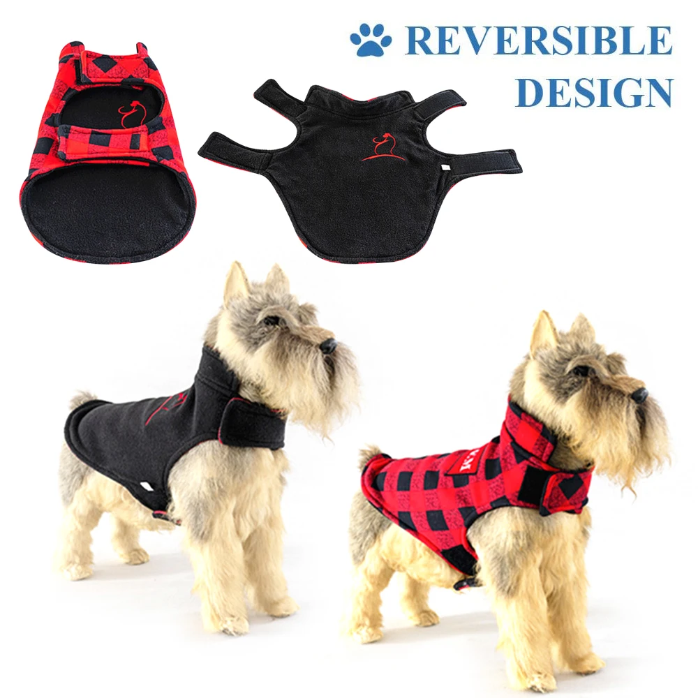 

Pet Dog Coat Winter Warm Gog Jacket Dog Clothes Cotton Waterproof Windproof Dog Vest Puppy Cloth S/M/L/XL