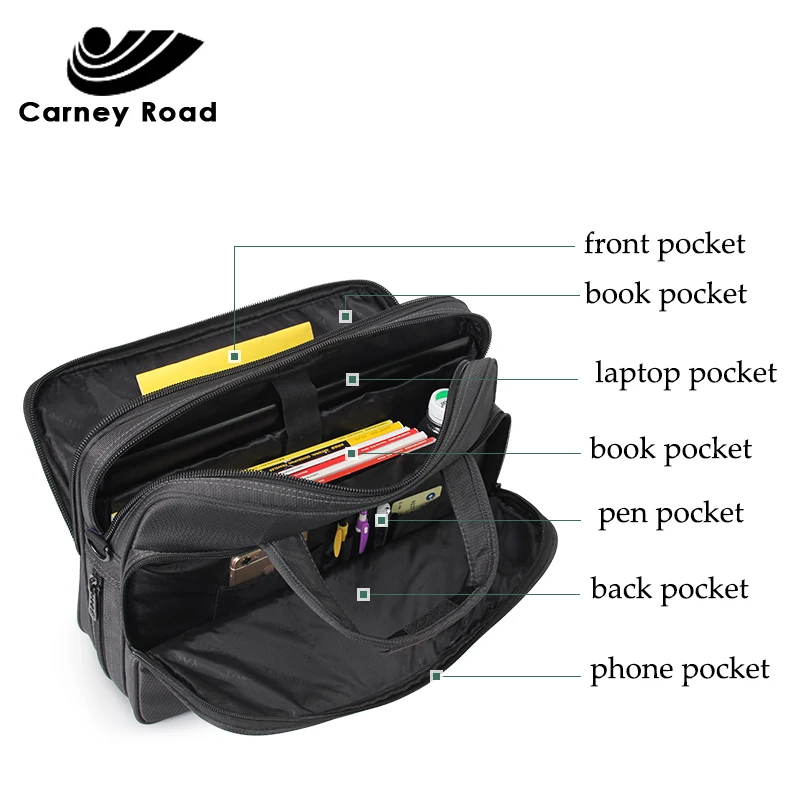 

Waterproof Oxford 14 15.6 inch notebook briefcase business men's leisure shoulder bag men's fashion men's fashion messenger bag