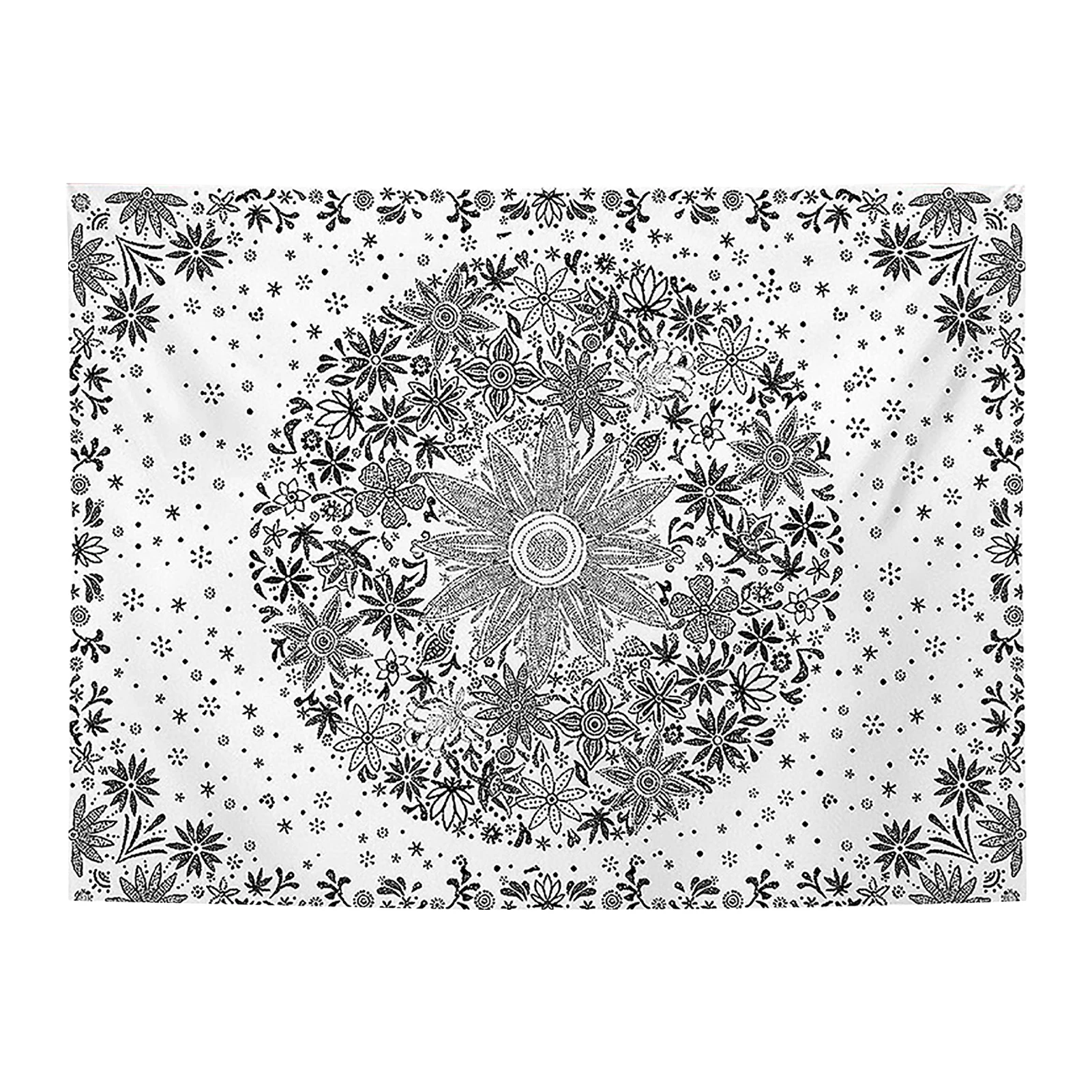 

Фон «сделай сам» с маргаритками и цветочным рисунком для помещений, легкая установка, подвесное одеяло, настенный гобелен для фотосъемки, д...