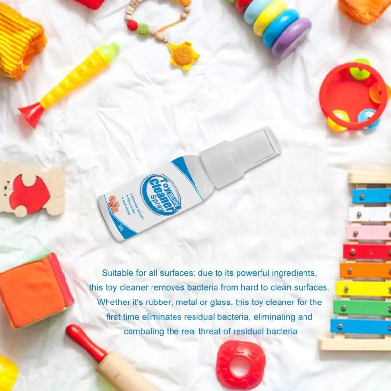 

30ml Multi-purpose Spray Toy Cleaner Portable Cleaning Sprayer For Computer Keyboard Child And Pet Safety Toy Accessories Spray