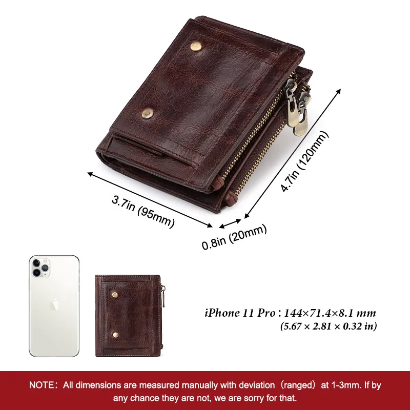 KAVIS RFID кошельки для мужчин бренд натуральная кожа маленький короткий кошелек