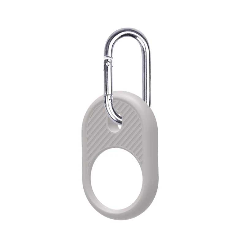 

For AirTag Case Silicone Anti-lost Protection Case simple shell for AirTags Locator Tracker Cover with key hook