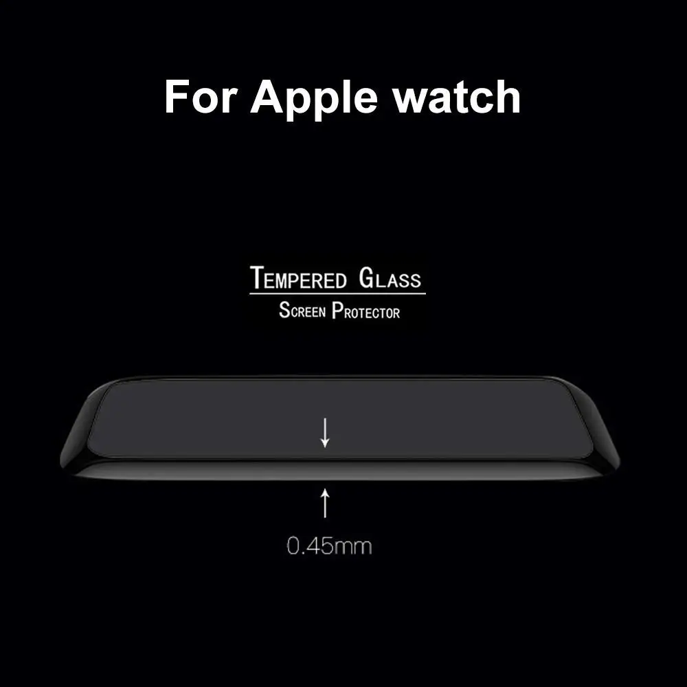 Полноэкранная HD защитная пленка для Apple Watch 4 5 44/40 мм устойчивый к царапинам 3D