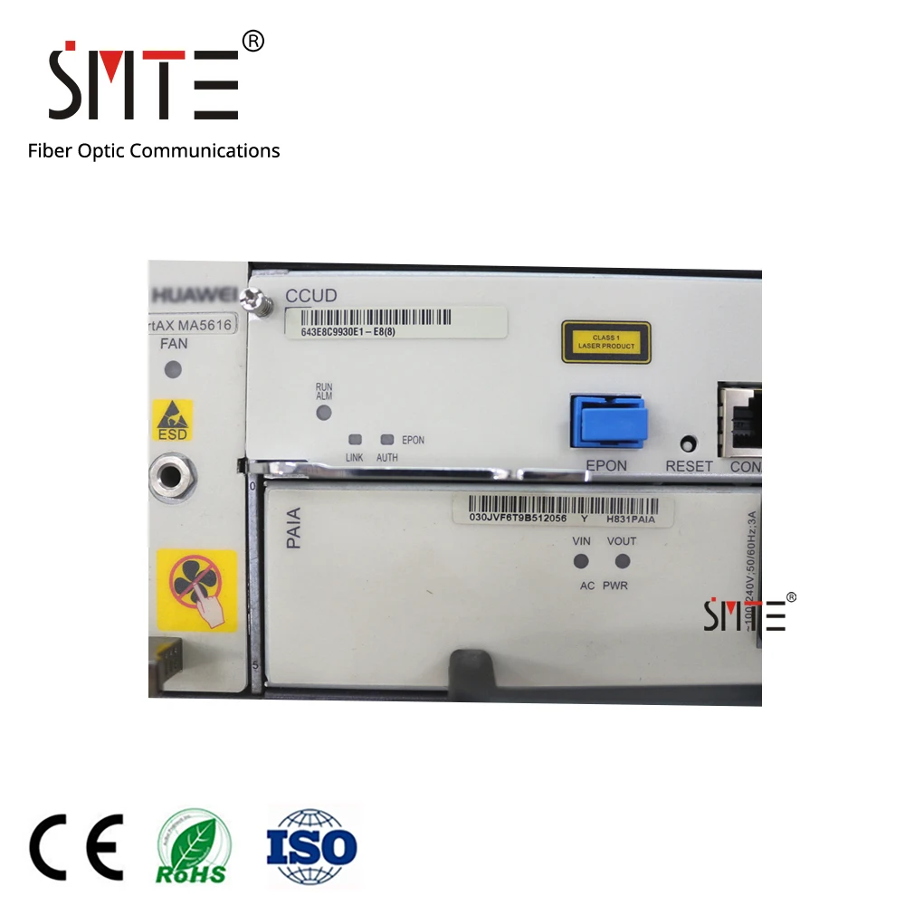 Подержанный HW MA5616 GPON OLT ADLE 128 портов для цифрового мультиплексора доступа к