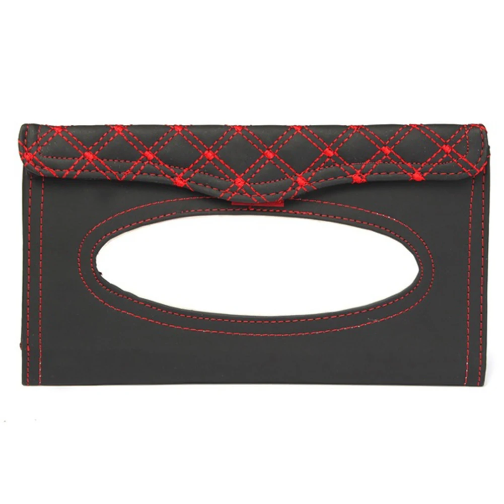 Универсальный автомобильный комплект тканевая коробка PU солнцезащитный козырек