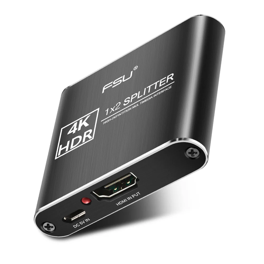 HDCP Full HD 4K HDMI Split ter 1X2 коннектор видео переключатель 1 в 2 Out усилитель двойной