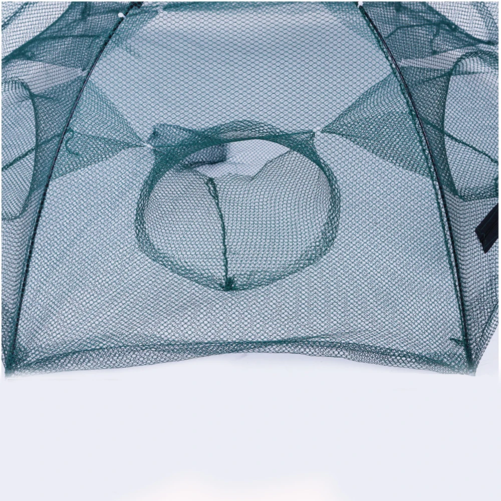 

Holes Folded Portable Hexagon Fishing Net Crayfish Fish Automatic Trap For Crayfish Shrimp Carp Catcher Cages Mesh Nets X88G