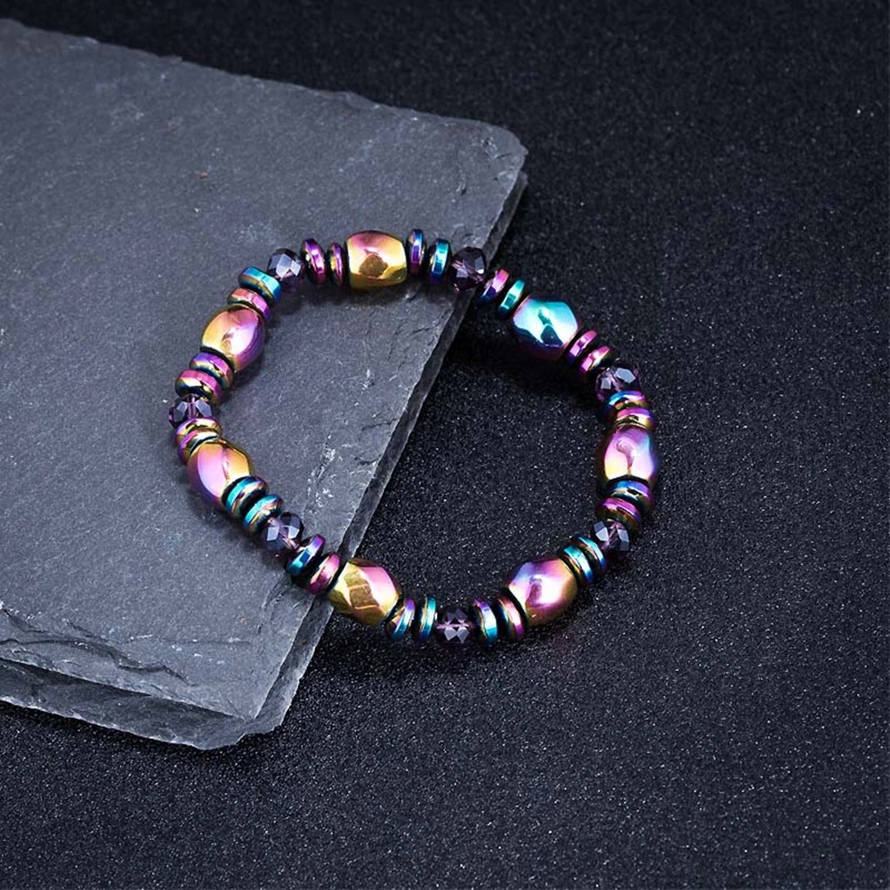 1 шт. магнитный браслет из гематита для лечения и поддержания здоровья | Украшения