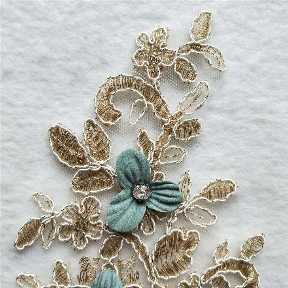 Высококачественный 3D Цветочный бриллиантовый декоративный тонкий женский