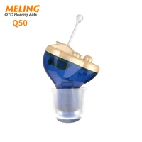 meling q50 cic digital hearing aids 4 channels 8 bands mini tuneable sound amplifier invisible for elderly dropshipping