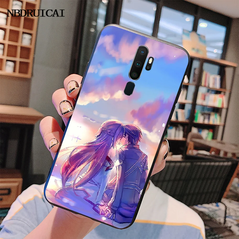 NBDRUICAI меч искусство онлайн Кирито и Асуна Пользовательские Фото мягкий чехол для